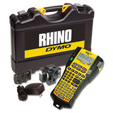 Rhino 5200 Industrial Label Maker Kit, 5 Lines, 4.9 x 9.2 x 2.5 - 1756589