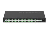 NETGEAR GSM4248PX Managed L2/L3/L4 Gigabit Ethernet (10/100/1000) Power over Ethernet (PoE) 1U Black - GSM4248PX-100NAS