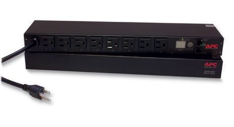 APC NetShelter Switched Rack PDU, 1U, 1.4kW, 120V, 15A, 8 NEMA 5-15R outlet - AP7900B APC