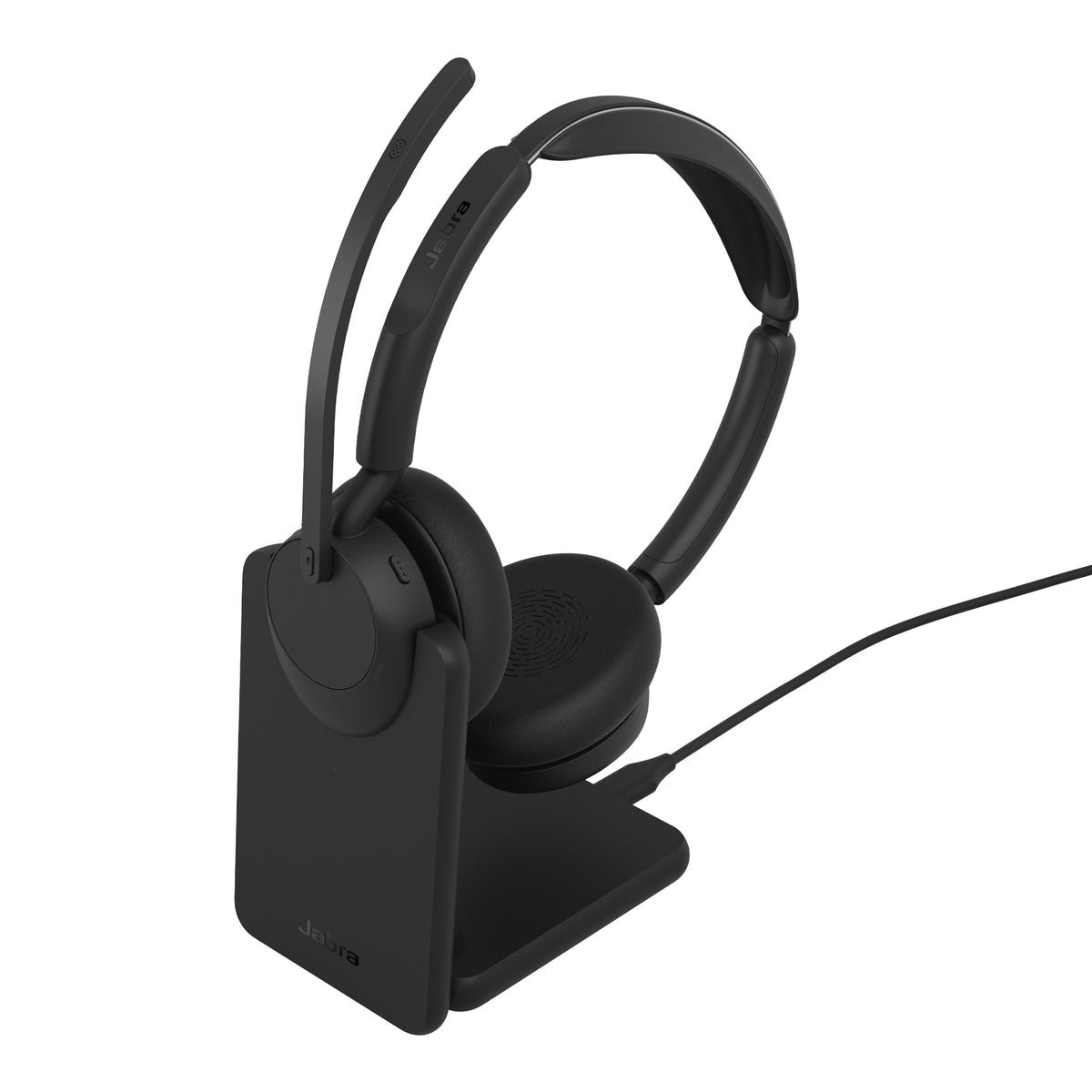 Jabra Evolve3 45 UC - USB-C with Dongle - Stereo (Charging Stand) - 34599-989-889