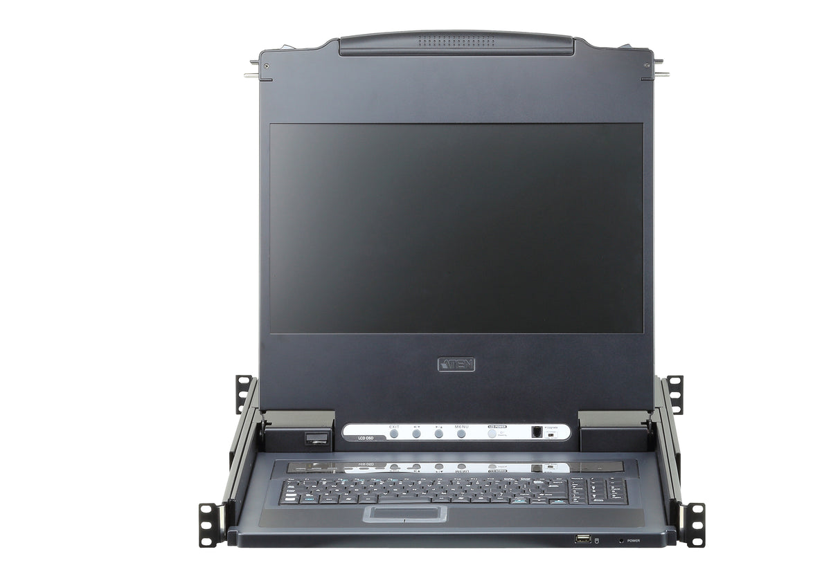 ATEN 8-Port 17.3" DVI Full HD LCD KVM Switch (USB) - CL6708MW