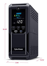 CyberPower LCD BRG1500AVRLCD2 uninterruptible power supply (UPS) Line-Interactive 1.5 kVA 900 W 12 AC outlet(s) - BRG1500AVRLCD2