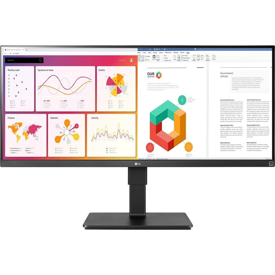 34” IPS HDR Quad HD UltraWide Monitor with Built-in Speaker 34BN770-B