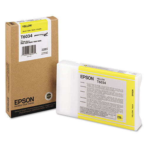 EPSON  (60) UltraChrome K3 Ink, Yellow - T603400