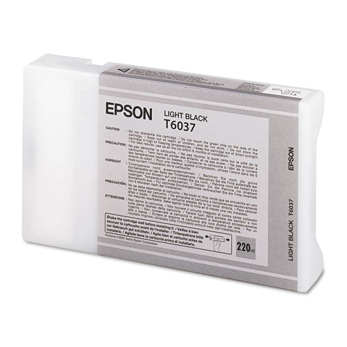 EPSON  (60) UltraChrome K3 Ink, Light Black - T603700