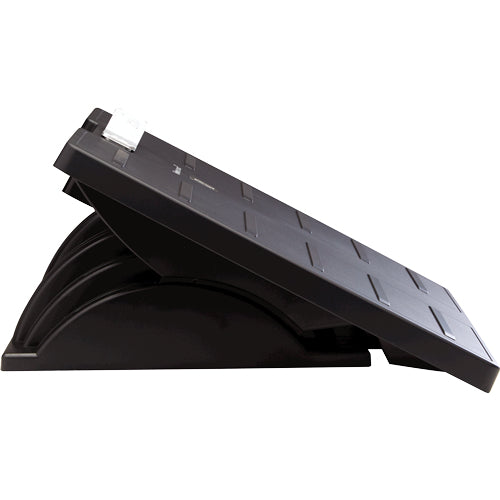 Fellowes Foot Rest Under Desk - Office Suites Under Desk Foot Rest Ergonomic Foot Rest with 3 Height Adjustable Positions & Antibacterial Technology - Foot Rest Stool for Office & Home - Black - 8035001