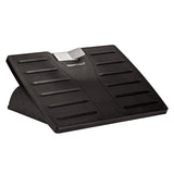 Fellowes Foot Rest Under Desk - Office Suites Under Desk Foot Rest Ergonomic Foot Rest with 3 Height Adjustable Positions & Antibacterial Technology - Foot Rest Stool for Office & Home - Black - 8035001