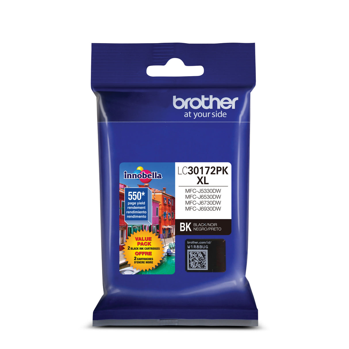 Brother LC-30172PK ink cartridge 1 pc(s) Original High (XL) Yield Black - LC30172PK - eCommerce Business Prime