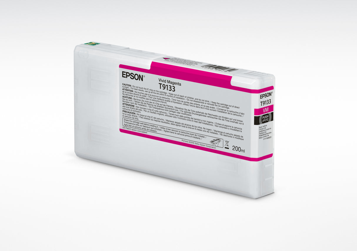 Epson Vivid Magenta UltraChrome HDX Ink Cartridge (220 ml) - T913300