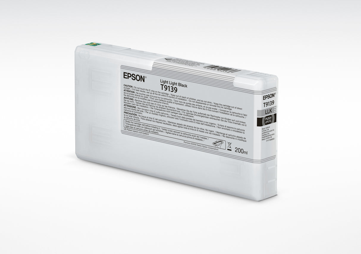 Epson Light Light Black UltraChrome HDX Ink Cartridge (220 ml) - T913900