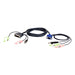 ATEN VGA USB to DVI 3m KVM cable Black, Blue, Green, Pink - 2L7DX3U