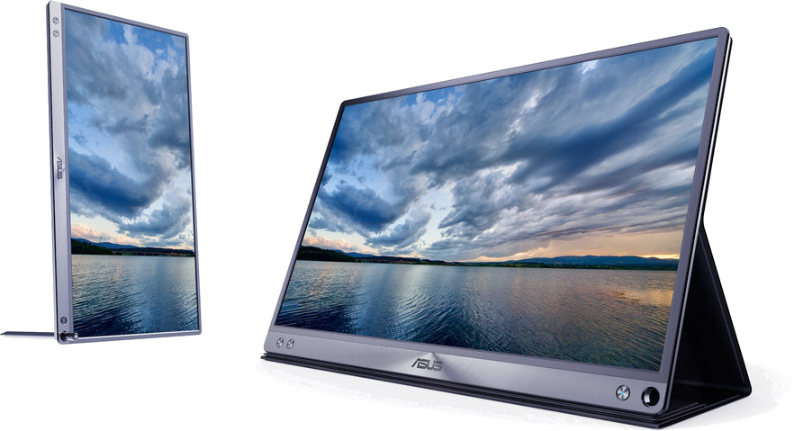 ASUS MB16AC computer monitor 39.6 cm (15.6") 1920 x 1080 pixels Full HD LED Grey - MB16AC ASUS