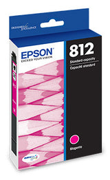 Epson (T812) Standard Capacity Magenta Ink Cartridge W/Sensormatic - T812320-S