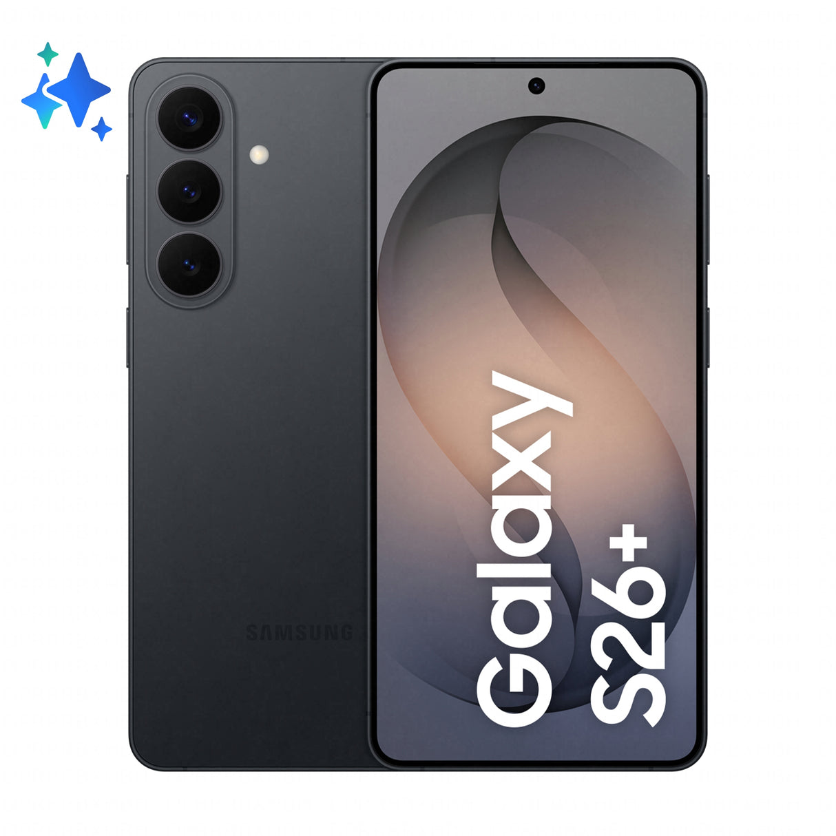 Samsung Galaxy S26+ 17 cm (6.7") Dual SIM Android 16.0 5G USB Type-C 12 GB 512 GB 4900 mAh Black - SM-S947UZKEXAA SAMSUNG