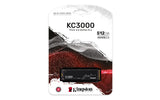 Kingston Technology 512G KC3000 M.2 2280 NVMe SSD - SKC3000S/512G