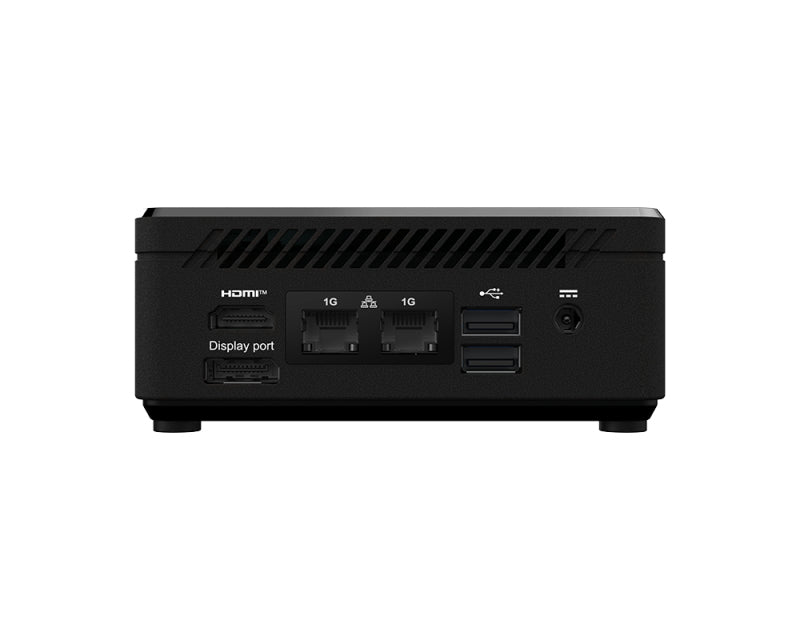 MSI Cubi ADL-005US Intel Pentium N N200 4 GB DDR4-SDRAM 128 GB SSD Windows 11 Pro Mini PC Workstation Black - CUBNADL005 MSI