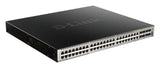 D-Link 48-Port PoE L3 Stackable Managed Gigabit Switch including 4 x 1000BaseT/SFP & 4 x 10GE SFP+ - DGS-3630-52PC/SI