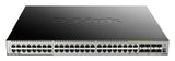 D-Link 48-Port PoE L3 Stackable Managed Gigabit Switch including 4 x 1000BaseT/SFP & 4 x 10GE SFP+ - DGS-3630-52PC/SI