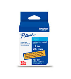 Brother TZEB51G label-making tape Black on fluorescent orange TZe - TZEB51G