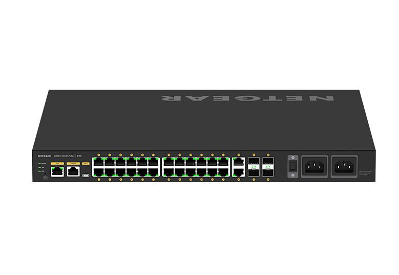 NETGEAR GSM4230UP Managed L2/L3/L4 Gigabit Ethernet (10/100/1000) Power over Ethernet (PoE) 1U Black - GSM4230UP-100NAS