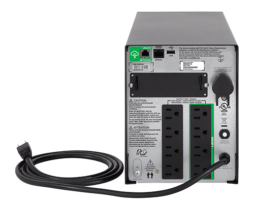 APC SMT1500C uninterruptible power supply (UPS) Line-Interactive 1.44 kVA 1000 W 8 AC outlet(s) - SMT1500C APC