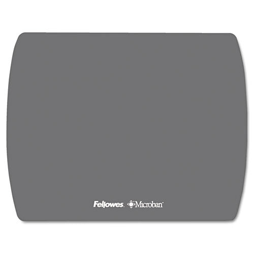 FELLOWES Ultra Thin Mouse Pad with Microban Protection, 9 x 7, Graphite - 5908201