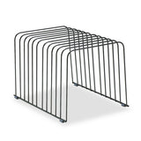 FELLOWES Wire Desktop Organizer, 11 Sections, Letter to Legal Size Files, 9" x 11.38" x 8", Black - 72112