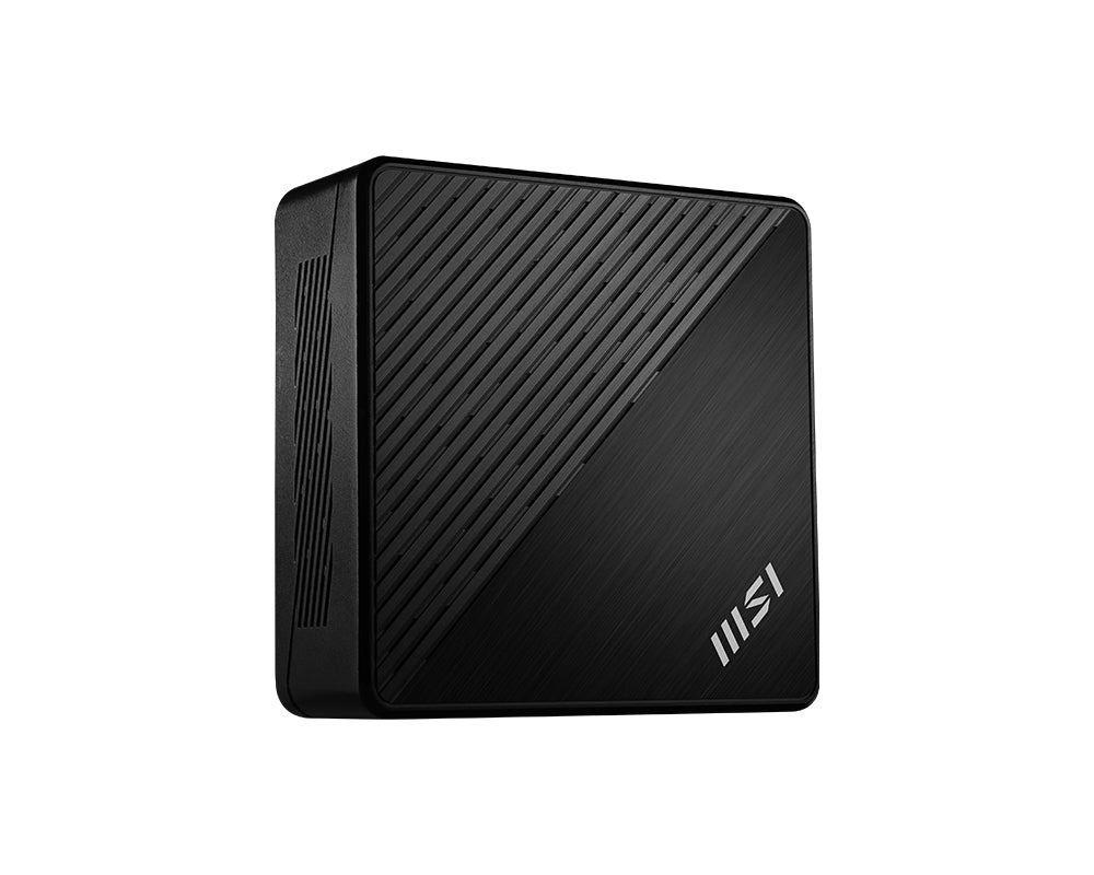 MSI Cubi ADL-005US Intel Pentium N N200 4 GB DDR4-SDRAM 128 GB SSD Windows 11 Pro Mini PC Workstation Black - CUBNADL005 MSI