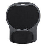 FELLOWES Easy Glide Gel Mouse Pad with Wrist Rest, 10 x 12, Black - 93730