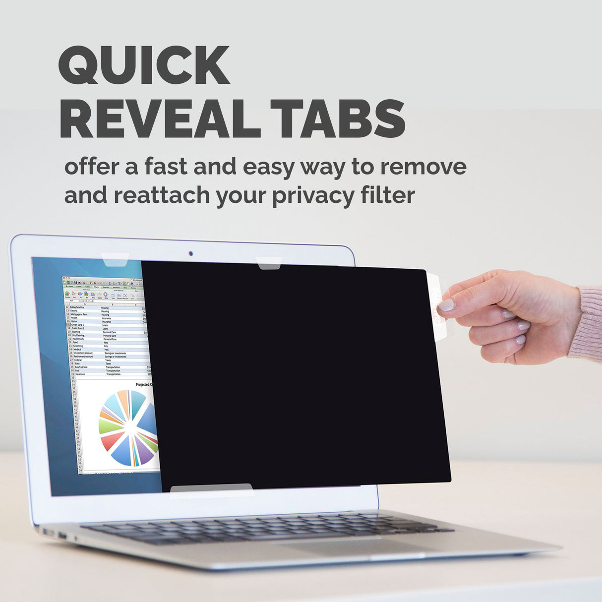 Fellowes PrivaScreen 39.6 cm (15.6") Monitor/Laptop Frameless display privacy filter - 4802001