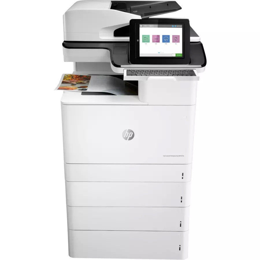 HP Color LaserJet Enterprise Flow MFP M776z, Color, Printer for Print, copy, scan and fax, Front-facing USB printing 3WT91A#BGJ