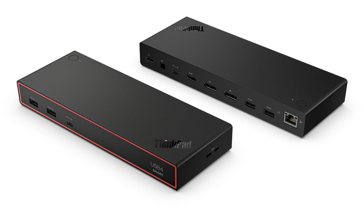 Lenovo ThinkPad USB4 Smart Dock 5500 with 135W Adapter Wired Black - 40BC0135US