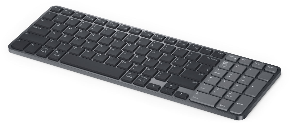 DELL KB746 keyboard Universal RF Wireless + Bluetooth QWERTY US English Graphite - KB746-BLK-US