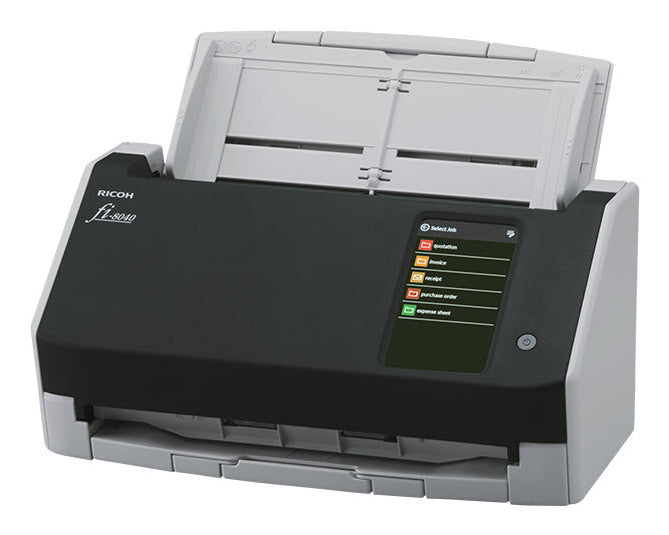 Ricoh FI-8040 ADF + Manual feed scanner 600 x 600 DPI A4 Black, Grey - CG01000-310059