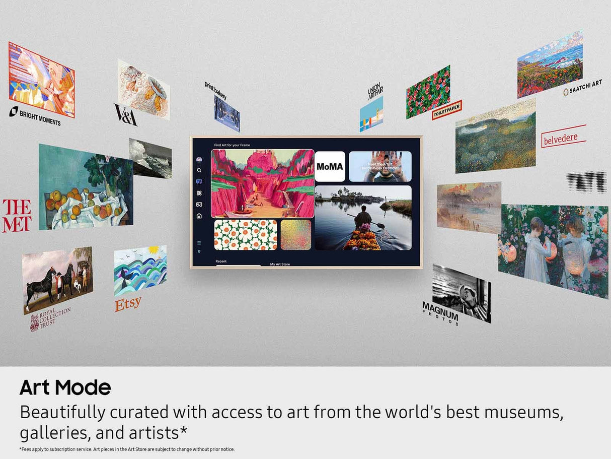 Samsung The Frame QN50LS03FAF 127 cm (50") 4K Ultra HD Smart TV Wi-Fi Black - QN50LS03FAFXZA SAMSUNG