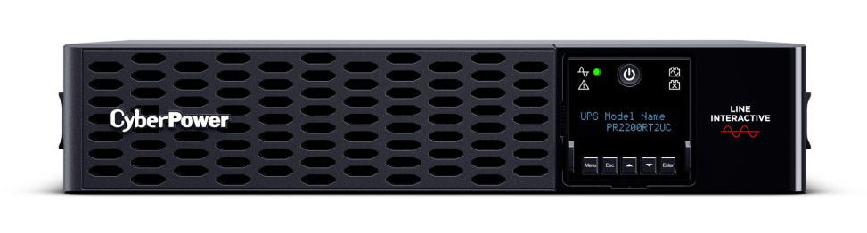 CyberPower Smart App Sinewave uninterruptible power supply (UPS) Line-Interactive 2.2 kVA 2200 W 8 AC outlet(s) - PR2200RT2UC