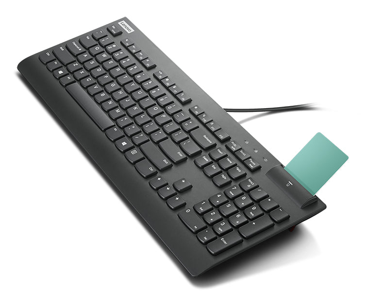 Lenovo Smartcard Wired II keyboard Home/Office USB US English Black - 4Y41R64685 LENOVO