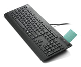 Lenovo Smartcard Wired II keyboard Home/Office USB US English Black - 4Y41R64685 LENOVO