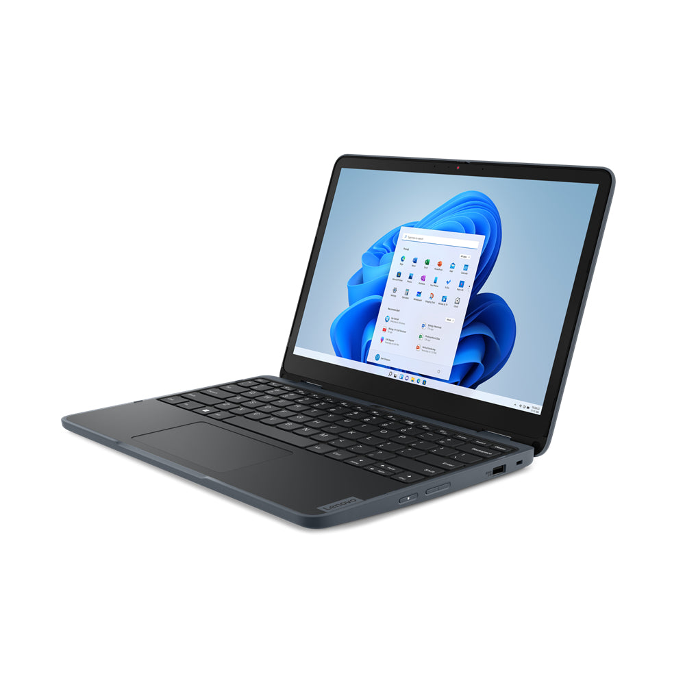 Lenovo 500w Yoga Gen 4 Intel® N N100 Hybrid (2-in-1) 31 cm (12.2") Touchscreen WUXGA 4 GB LPDDR5-SDRAM 128 GB SSD Wi-Fi 6 (802.11ax) Windows 11 Pro Academic US English Grey - 82VQ000EUS