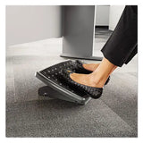 3M 3M Adjustable Height/Tilt Footrest, Nonskid Platform, 18w x 13d x 4 to 4.75h, Charcoal Gray - FR330