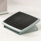 3M 3M Adjustable Height/Tilt Footrest, Nonskid Platform, 18w x 13d x 4 to 4.75h, Charcoal Gray - FR330