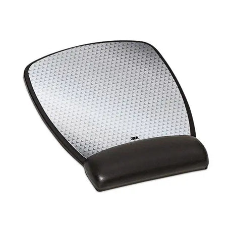3M 3M Antimicrobial Gel Compact Mouse Pad with Wrist Rest, 8.6 x 6.75, Black - MW309LE