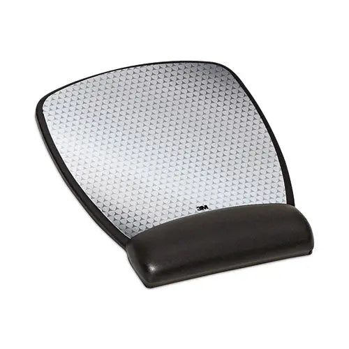 3M 3M Antimicrobial Gel Compact Mouse Pad with Wrist Rest, 8.6 x 6.75, Black - MW309LE