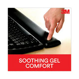 3M 3M Antimicrobial Gel Large Keyboard Wrist Rest, 19 x 2.75, Black - WR310LE