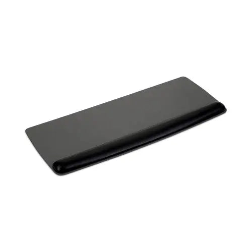 3M 3M Antimicrobial Gel Mouse Pad/Keyboard Wrist Rest Platform, 25.5 x 10.6, Black/Silver - WR422LE