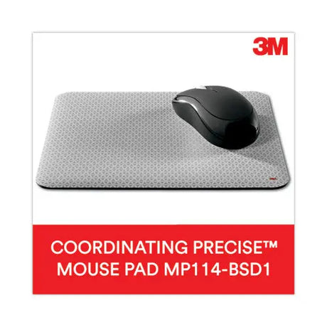 3M 3M Antimicrobial Gel Thin Keyboard Wrist Rest, Extended Length, 25 x 2.5, Black - WR340LE
