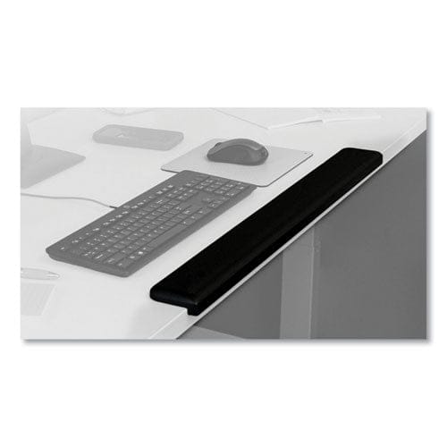 3M 3M Gel Wrist Rest for Standing Desks, 30.13 x 3.25, Black - WR200B