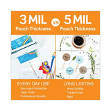 3M 3M Laminating Pouches, 3 mil, 9" x 11.5", Gloss Clear, 50/Pack - TP3854-50