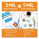 3M Business Machine Supplies Laminating Pouches, 5 mil, 2.25" x 4.25", Gloss Clear, 100/Pack - TP5852-100