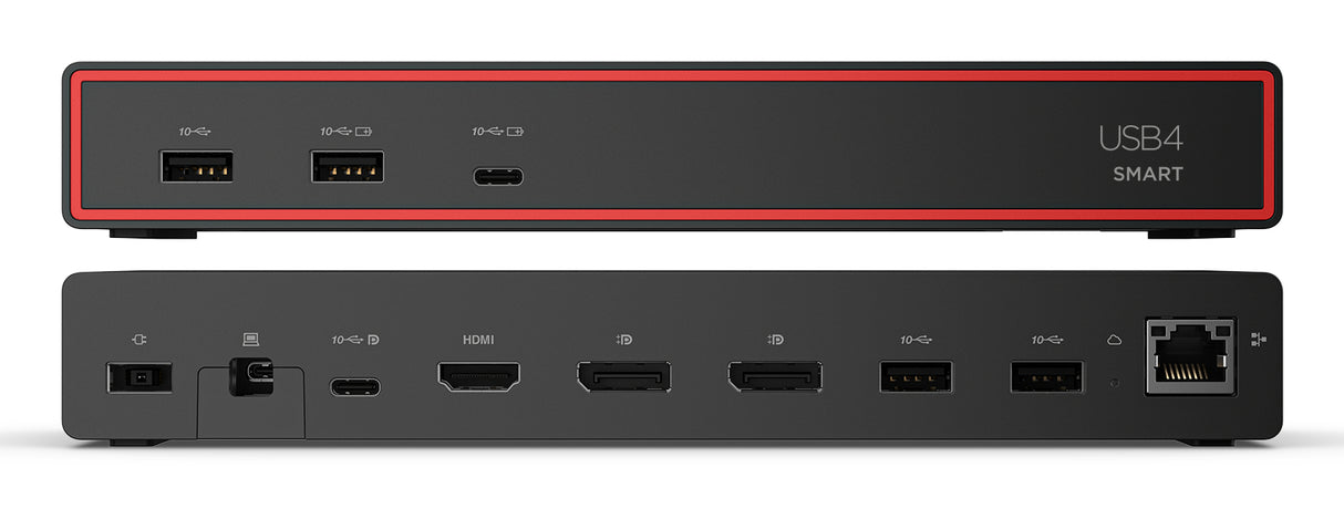 Lenovo ThinkPad USB4 Smart Dock 5500 with 135W Adapter Wired Black - 40BC0135US